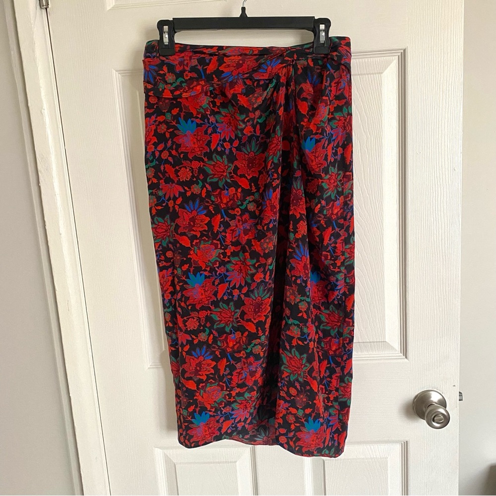 rag & bone Amber Twist Skirt - Silk